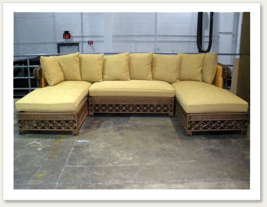 Custom wicker furniture