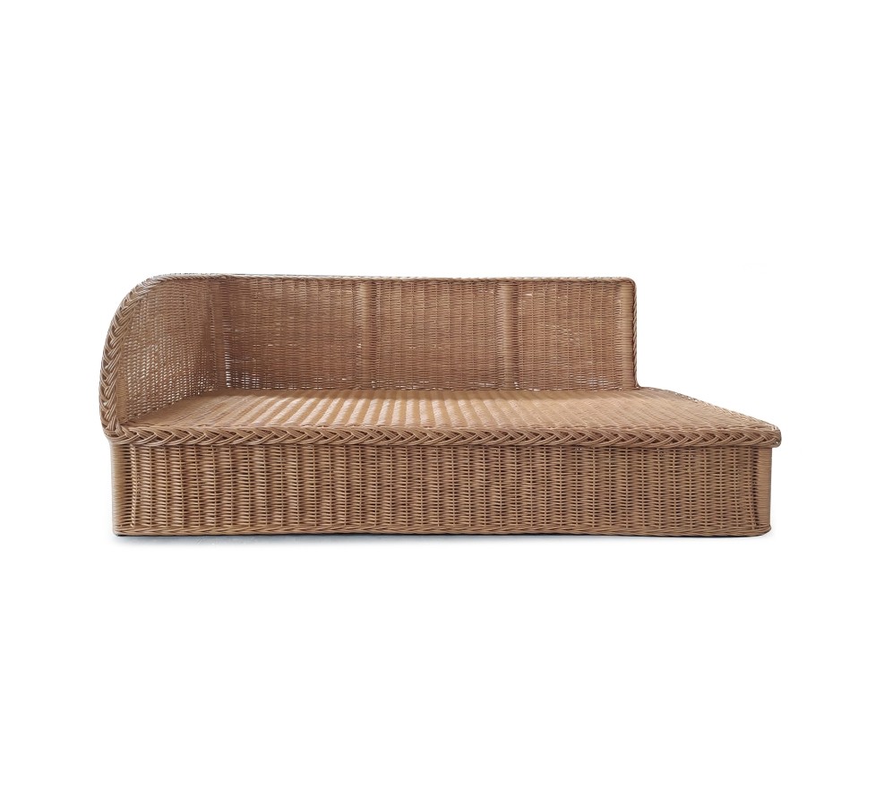 Custom Round Arm Classic Chaise