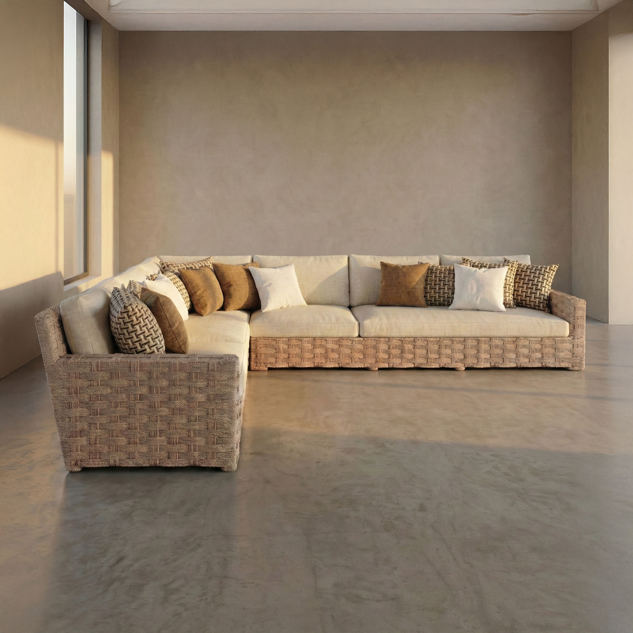 Hopkins Custom Rope Sectional: Indoor or Outdoor